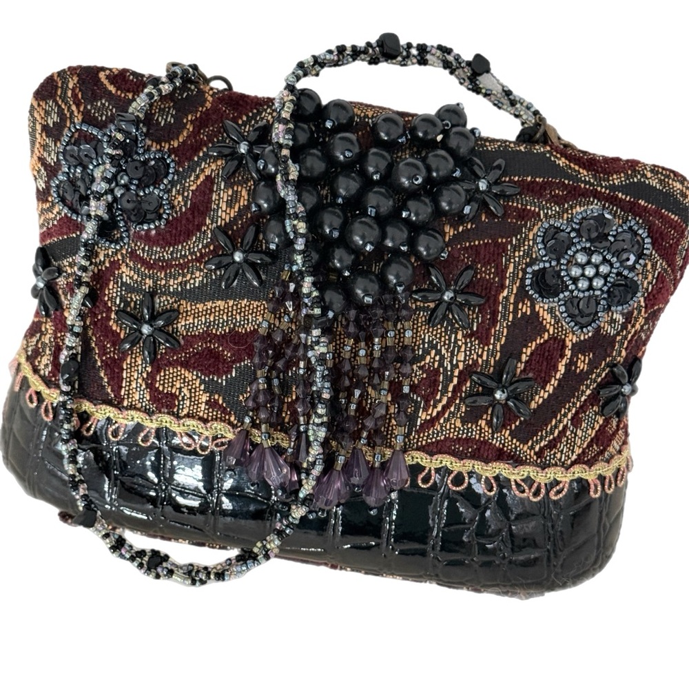 Beaded tapestry bag - Picture 8 of 16